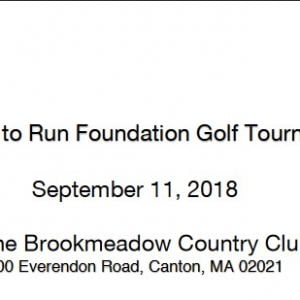 b2rgolf The Born to Run Foundation Golf Tournament