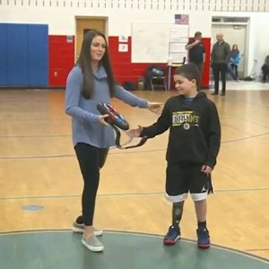 9-year-old boy gifted new prosthetic leg 9-year-old boy gifted new prosthetic leg from local foundation