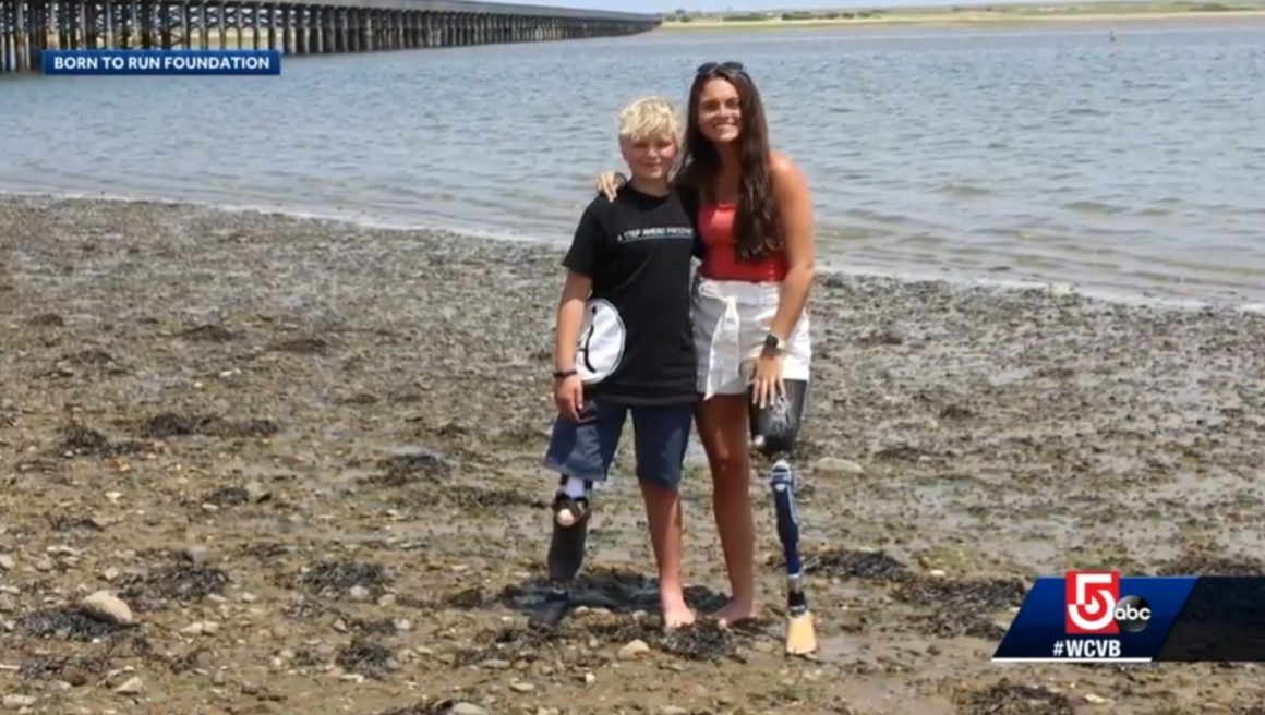 Massachusetts foundation donates artificial water leg to 12-year-old Montana boy