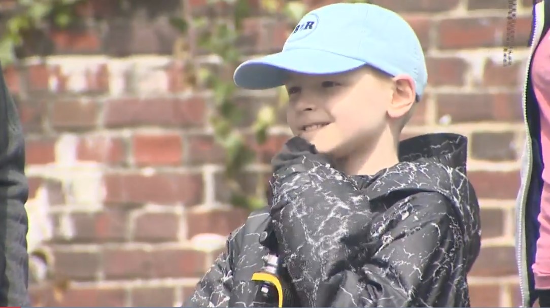 ‘Take this and literally run with it’: Boy who lost leg to cancer gets prosthetic running blade