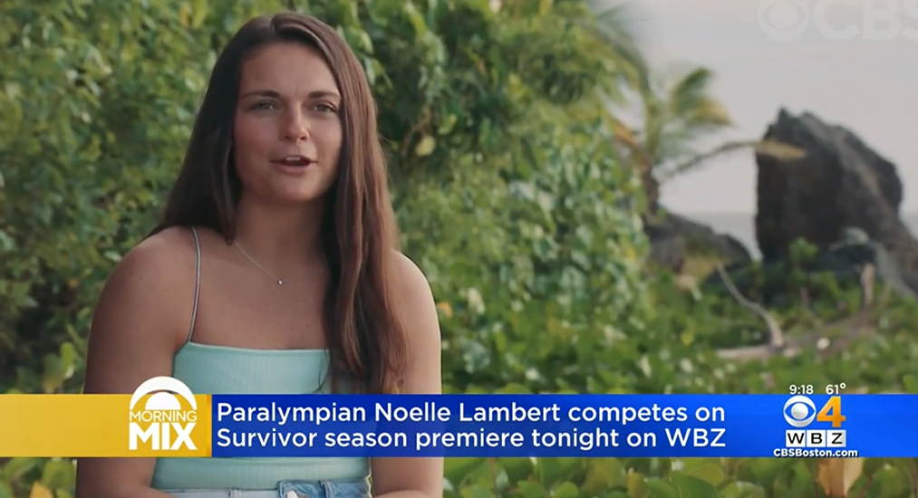 Screenshot 2022-09-22 000443 UMass Lowell graduate and Paralympian Noelle Lambert competing on new season of Survivor